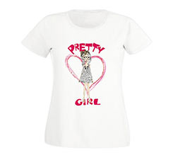 T-shirt Donna in Cotone Personalizzata 