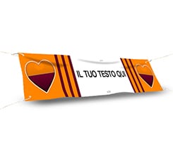 Stampa striscione 150x30 Cuore viola 