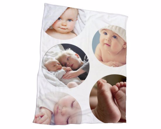 Plaid in pile personalizzato  Abbigliamento e accessori neonato