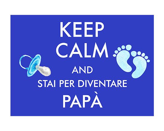 Borraccia con frase KEEP CALM personalizzata. Termica e in acciaio