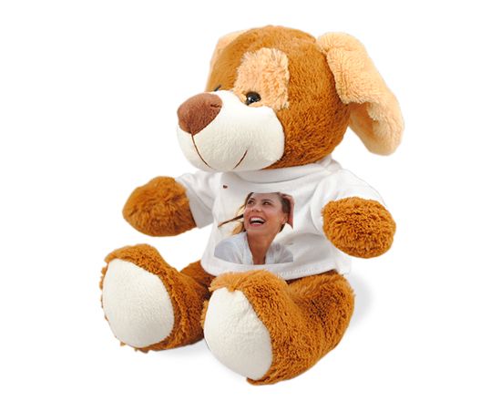 Peluche cane personalizzato