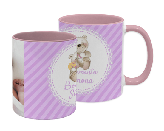 Tazza personalizzata per bambino con orsacchiotto e nome