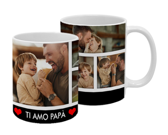 Tazza colazione papà ti amo 