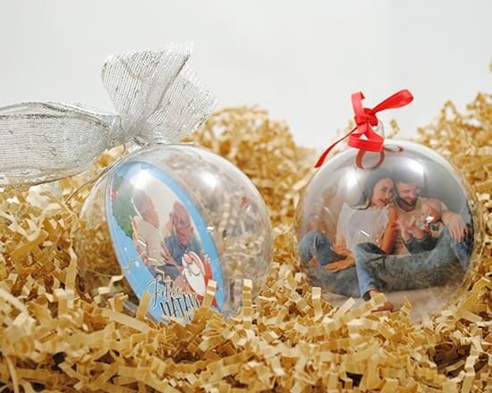 Pallina di Natale - Personalizza con le tue foto - Photoviva