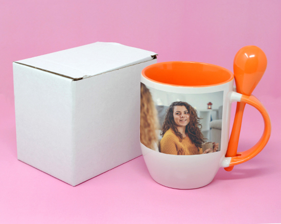 Tazza Personalizzata Con Foto E Testo Con Orsetto Per Il Regalo Di San  Valentino